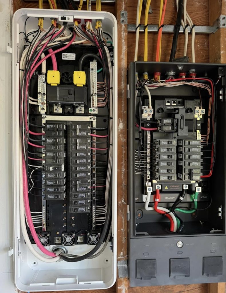 Example of unsafe breaker panel